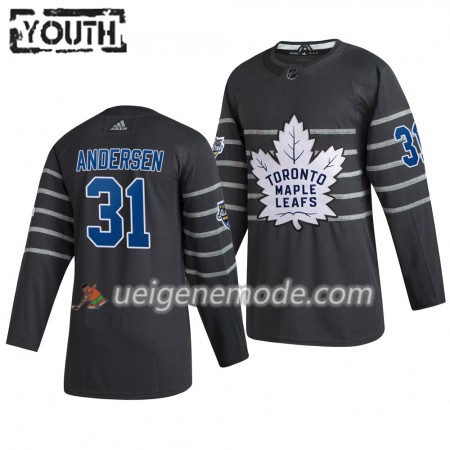 Kinder Toronto Maple Leafs Trikot Frederik Andersen 31 Grau Adidas 2020 NHL All-Star Authentic